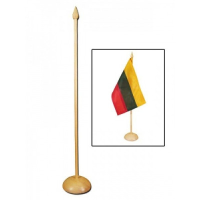 Stovelis vėliavėlei, medinis 0617-004-Vėliavos-Prekės šventei
