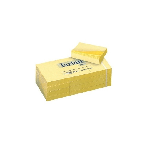 Lipnūs lapeliai Tartan, 38x51mm, geltoni 1 vnt. 0717-300-Lipnūs lapeliai-Popierius ir