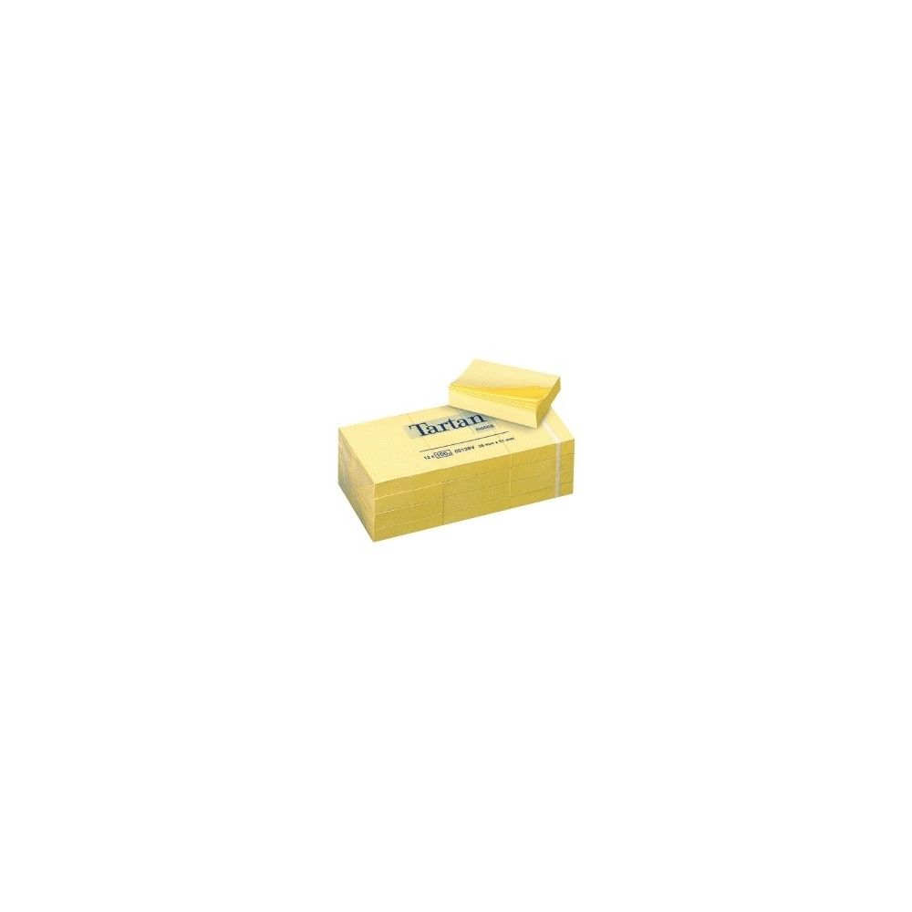 Lipnūs lapeliai Tartan, 38x51mm, geltoni 1 vnt. 0717-300-Lipnūs lapeliai-Popierius ir