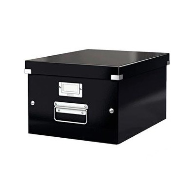 Archyvinė dėžė Leitz, 281x369x200mm, A4, juoda, nuimamas dangtis 0830-208-Archyvavimo dėžės ir