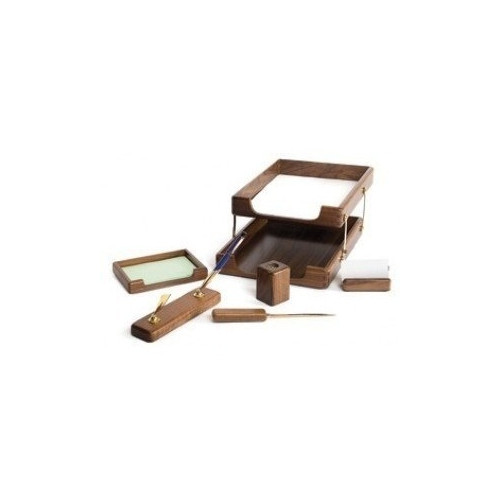 Darbo stalo rinkinys Forpus, medinis, rudas, 6 dalių 1001-002-Neoriginalios spausdintuvų