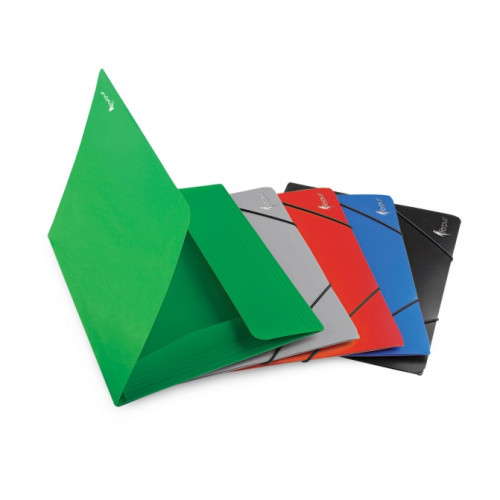 Aplankas su gumelėmis Forpus Premier, A4, plastikinis, talpa 150 lapų, žalias-Aplankai ir