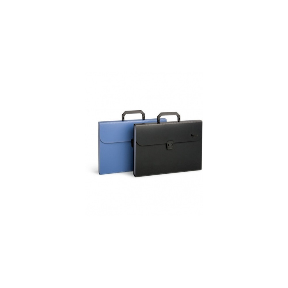 Aplankas-portfelis, kartoteka Forpus, A4, juodas, 12+1 skyrių 0822-005-Verslo krepšiai ir