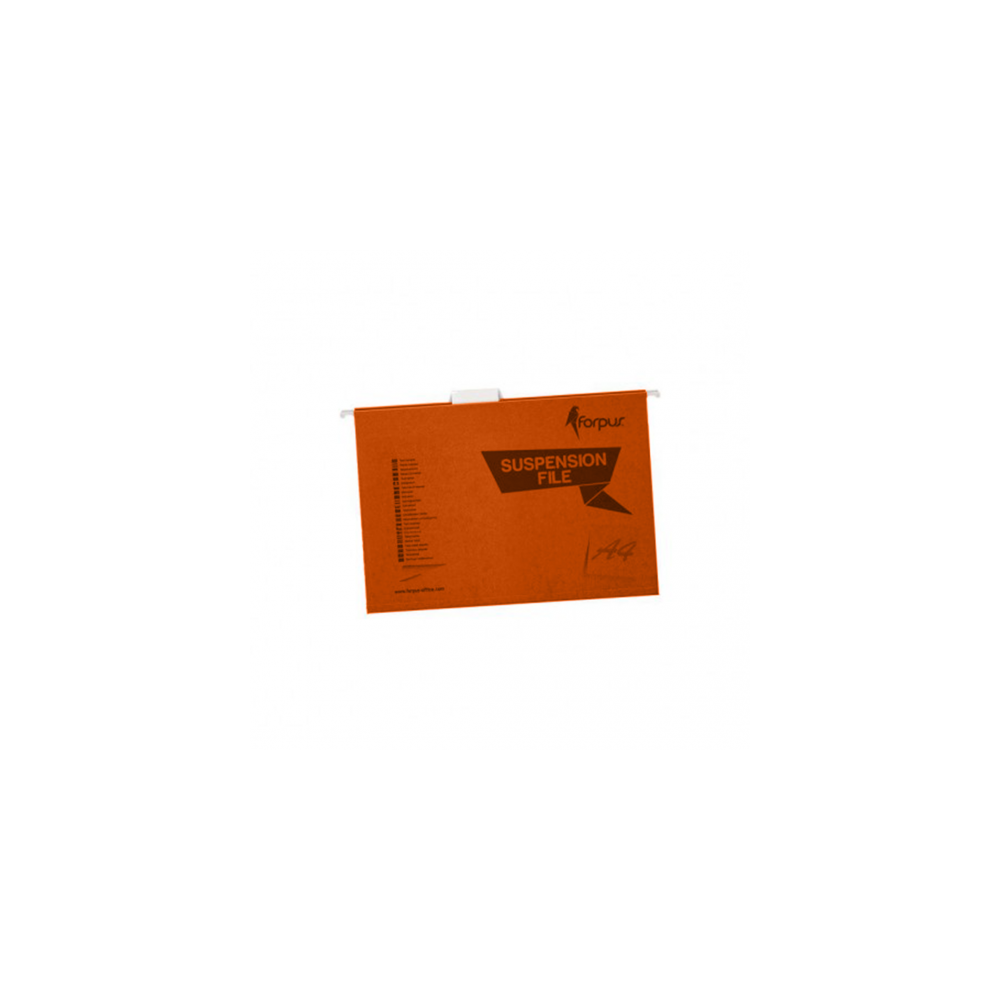Kartotekinis vokas Forpus, A4, oranžinis-Kartotekiniai vokai, spintos ir priedai-Dokumentų