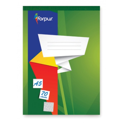 Bloknotas, plėšomas, Forpus, A5/70, langeliais-Konferencijų bloknotai-Popierius ir popieriaus