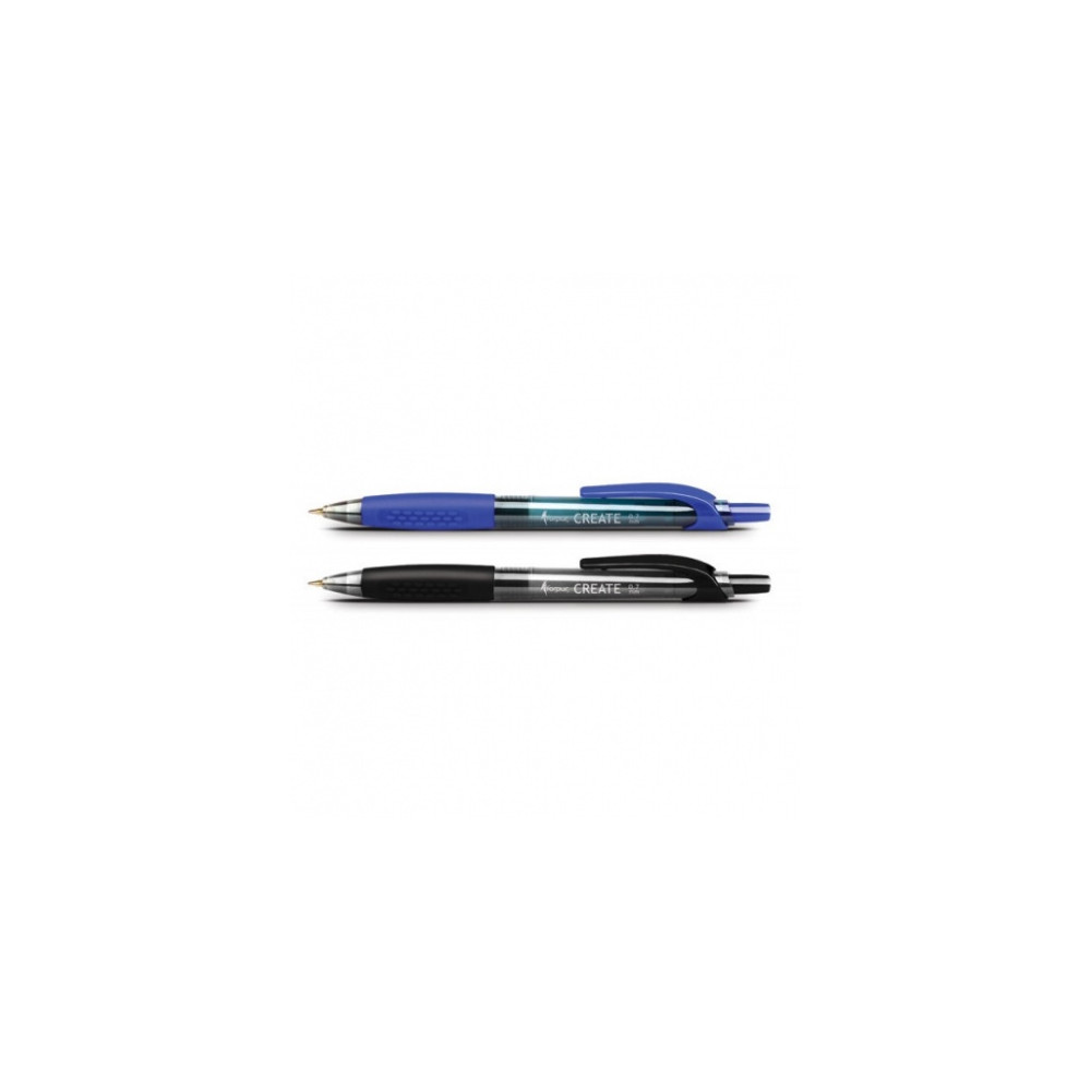 Gelinis rašiklis automatinis Forpus Create, 0.7mm, juodas-Rašikliai-Rašymo priemonės