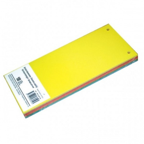 Skirtukai dokumentams SMLT, 11x23,5cm, kartoniniai, įvairių spalvų (100) 0808-008-Skiriamieji