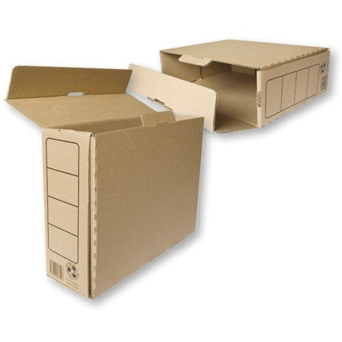 Archyvinė dėžė SMLT, 105x250x335mm, ruda, ekologiška 0830-304-Archyvavimo dėžės ir
