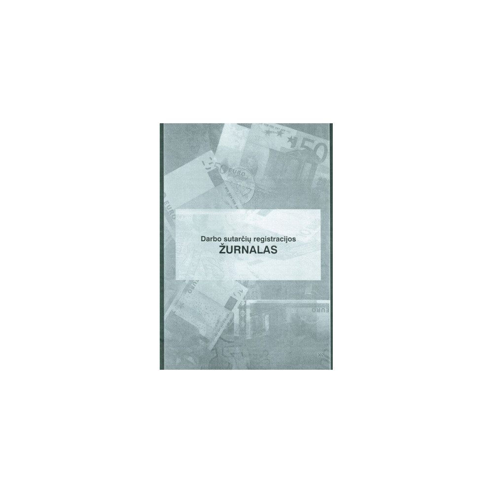 Darbo sutarčių registracijos žurnalas, A4 (12) 0720-017-Kiti-Popierius ir popieriaus produktai