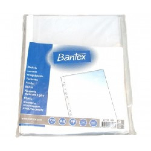 Įmautės Bantex Maxi, A4+ (22x30cm), 100 mikr., matinės (50) 0809-203-Įmautės, L formos