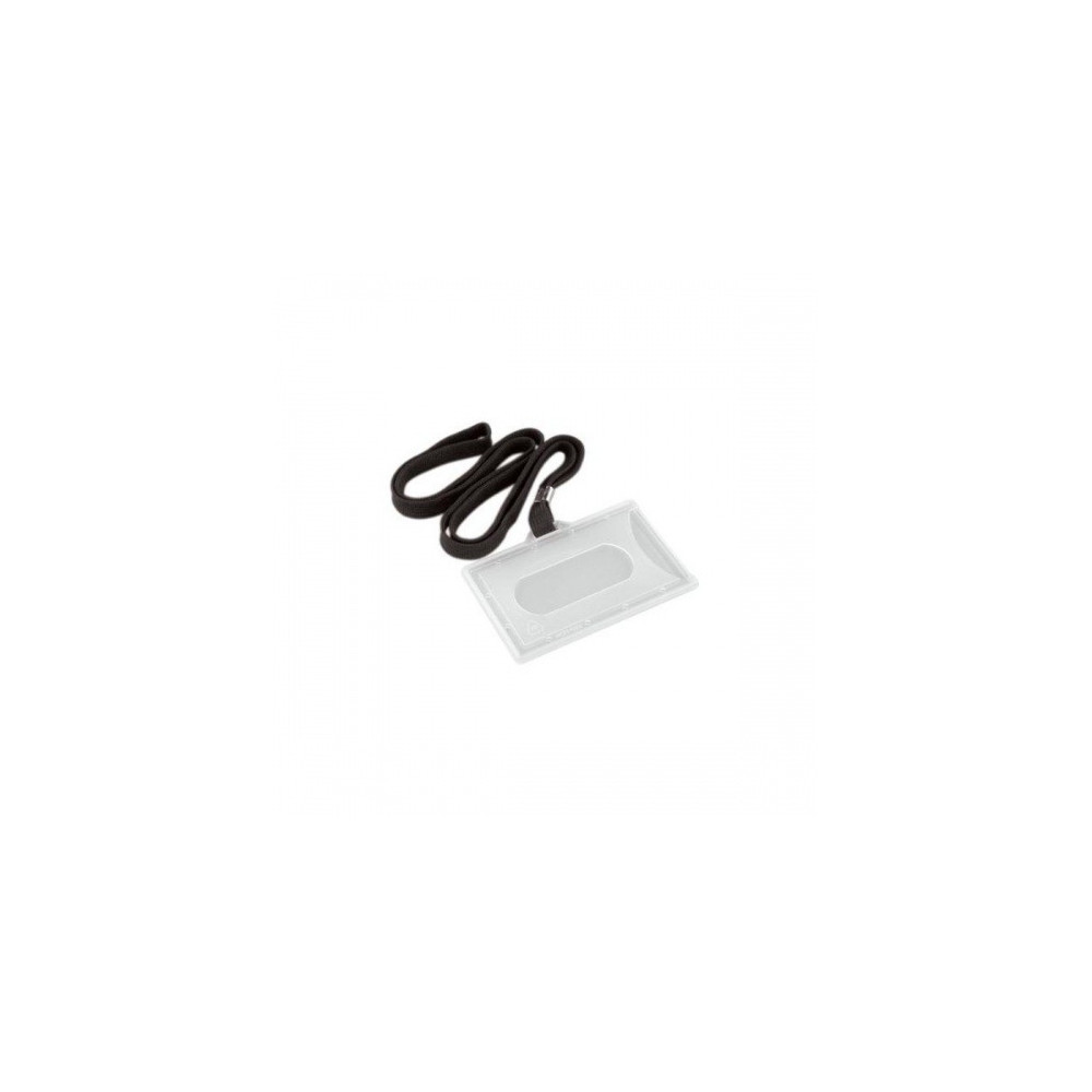 Identifikatorius su juoda juostele, 55x95 mm (1) 0613-009-Vizitinių kortelių dėklai-Vardinės