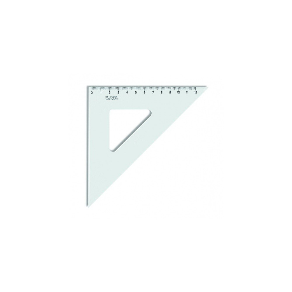 Liniuotė-trikampis Koh-I-Noor, plastikinis, 45/141 mm 1225-008-Neoriginalios spausdintuvų