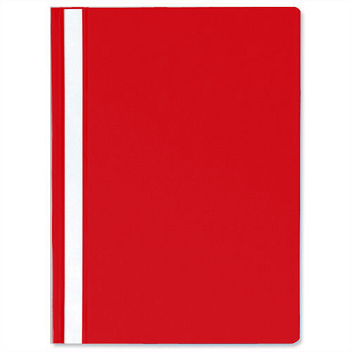 AD Class Segtuvėlis skaidriu viršeliu 100/150 Raudonas, 1 vnt.-Segtuvai-Dokumentų laikymo