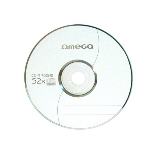 Omega CD-R 700MB, 52x, kompaktinis diskas popieriniame voke, 10 vnt-Kompaktinės