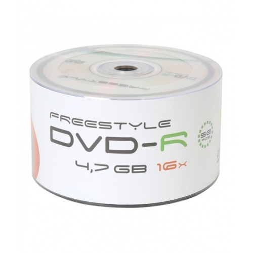 Diskas Freestyle DVD-R 4,7 16X, 50 vnt. (41990)-Kompaktinės plokštelės-Kompiuterių priedai