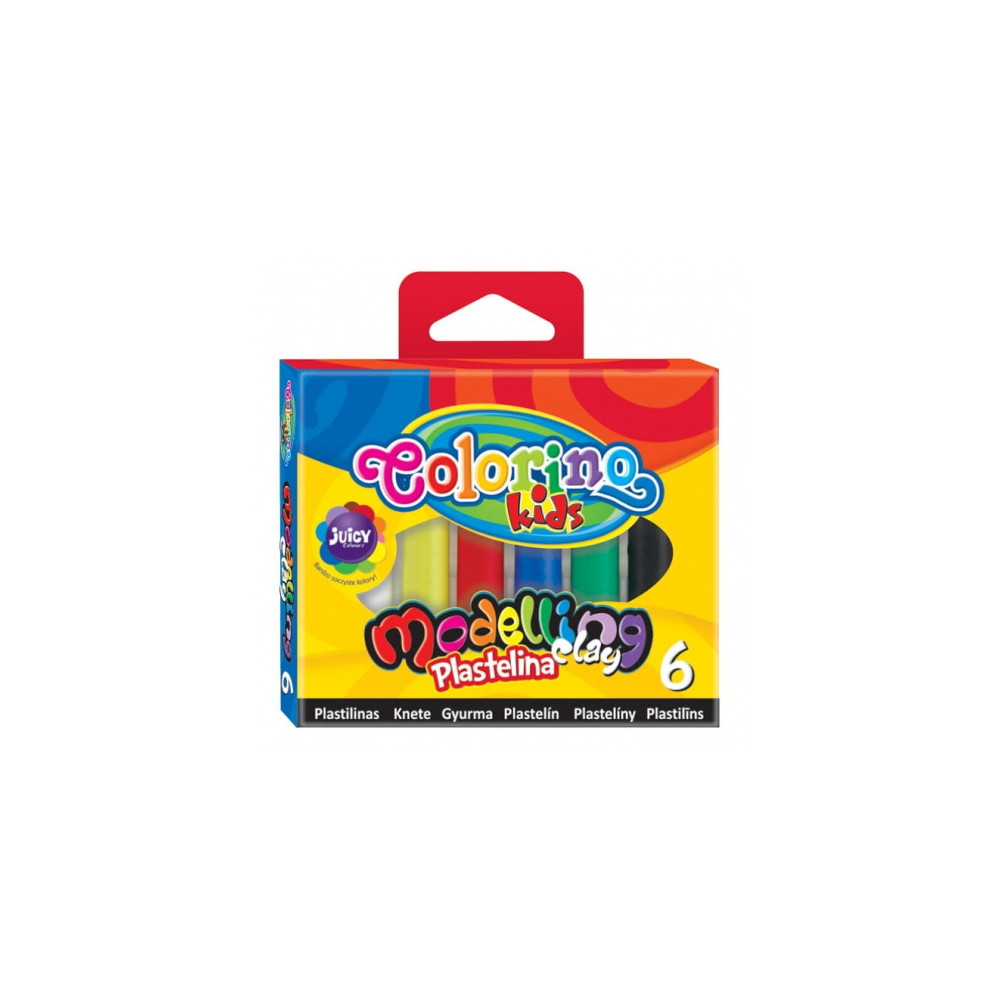 Plastilinas Colorino Kids 6 spalvų-Plastilinas ir priemonės lipdimui-Ugdymo ir kūrybos