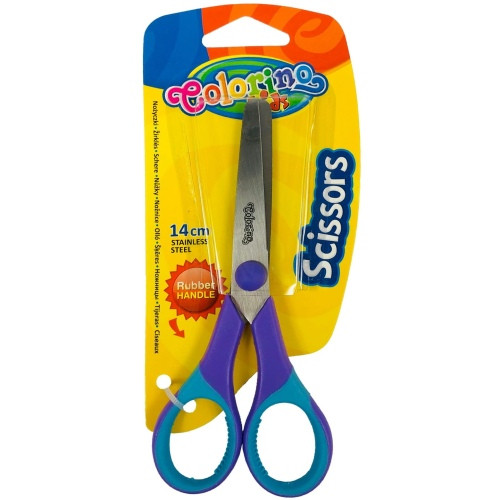 Žirklės vaikiškos Colorino Kids 13,5 cm-Maketavimo peiliukai, ašmenys-Klijai, žirklės