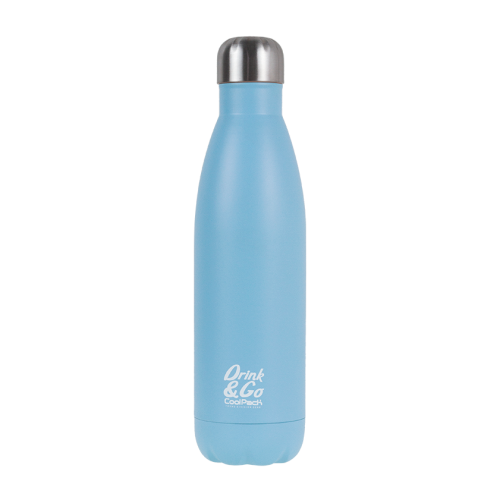 Termosas CoolPack Drink&Go 500 ml pastelinis mėlynas-Kitos mokyklinės prekės-Mokyklinės prekės