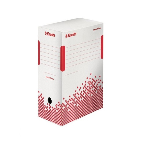Archyvinė dėžė Esselte Speedbox, 150x250x350 mm, balta-Archyvavimo dėžės ir priedai-Dokumentų