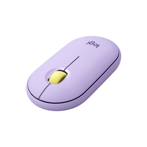 Belaidė pelė Logitech Pebble M350 - Lavender Lemonade-Klaviatūros, pelės ir
