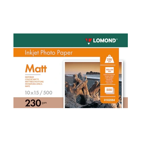 Fotopopierius Lomond Photo Inkjet Paper Matinis 230 g/m2 10x15, 500 lapų-Foto