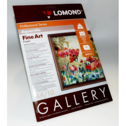 Fotopopierius Lomond Fine Art Paper Gallery Aquarelle 210 g/m2 A4, 10 lapų-Foto