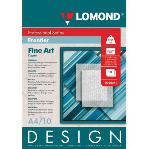 Fotopopierius Lomond Fine Art Paper Design Frontier Blizgus 200 g/m2 A4, 10 lapų-Foto