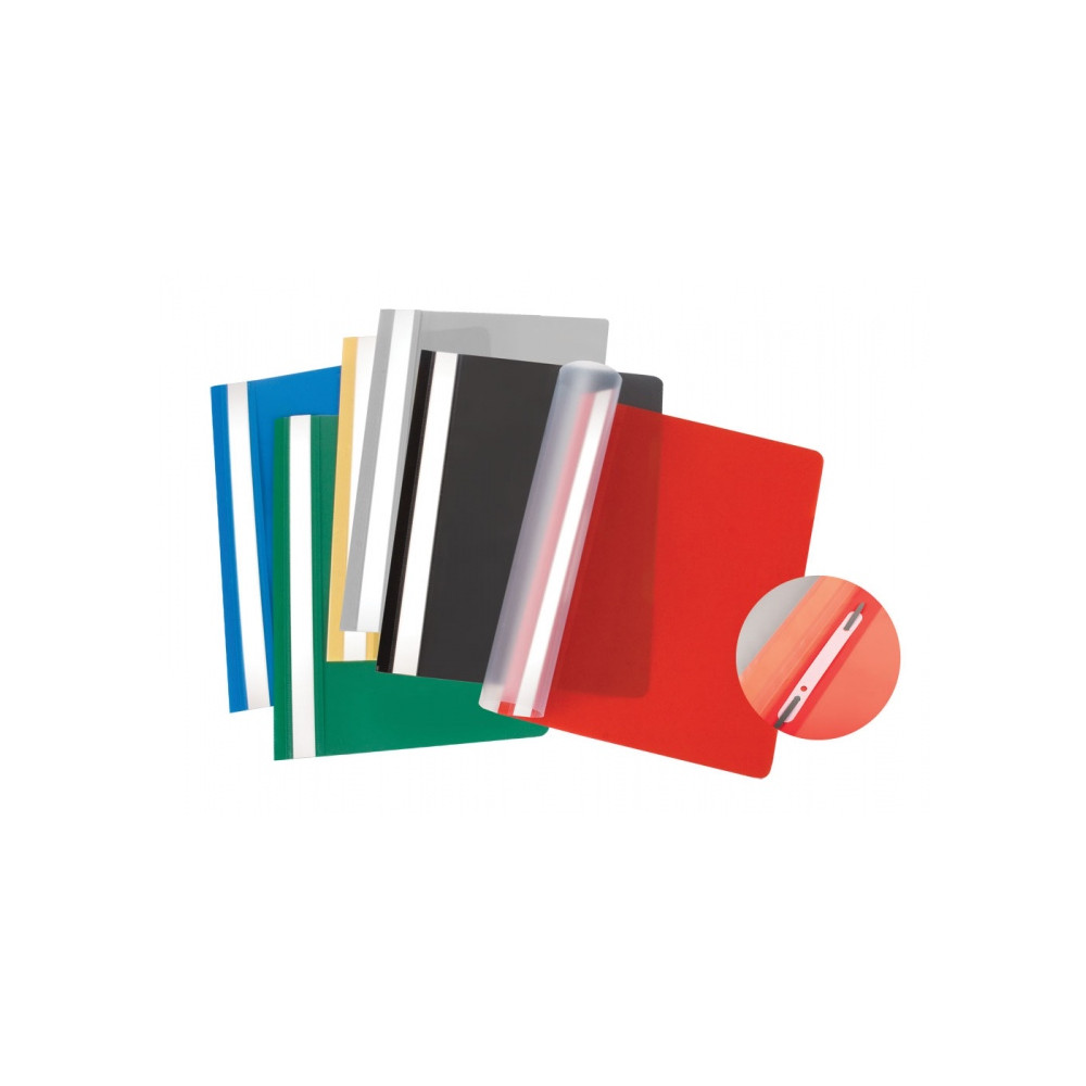 Segtuvėlis skaidriu viršeliu Forpus Standart, A4, raudonas-Segtuvai-Dokumentų laikymo