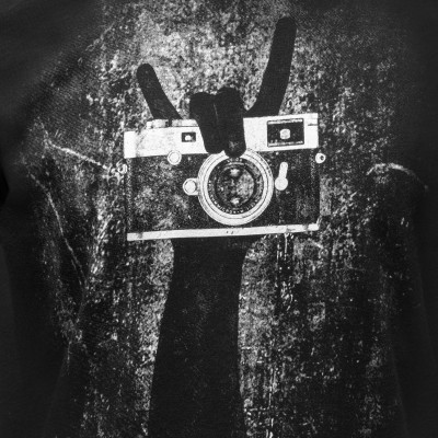 Marškinėliai Cooph ROCK ON - Black S-Foto rūbai-Dovanos fotografui