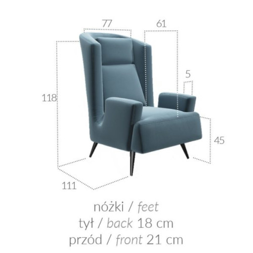 Fotelis MM 62-Foteliai-Svetainės baldai