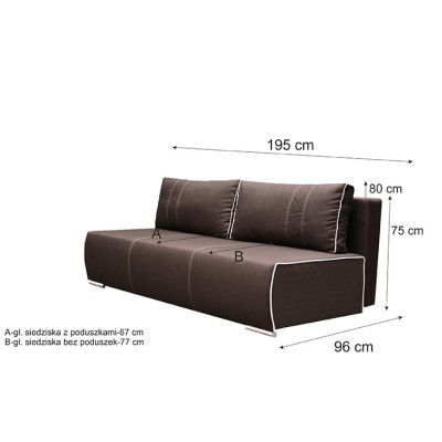 Sofa-lova ALANO aston 4-Sofos-Svetainės baldai
