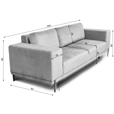 Sofa-lova AUSTIN sunny 2211-Sofos-Svetainės baldai