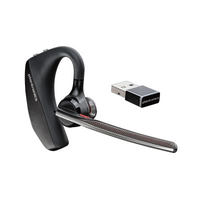 POLY Voyager 5200 UC Laisvų rankų įranga, Bluetooth, USB-A, Juoda-Ausinės ir