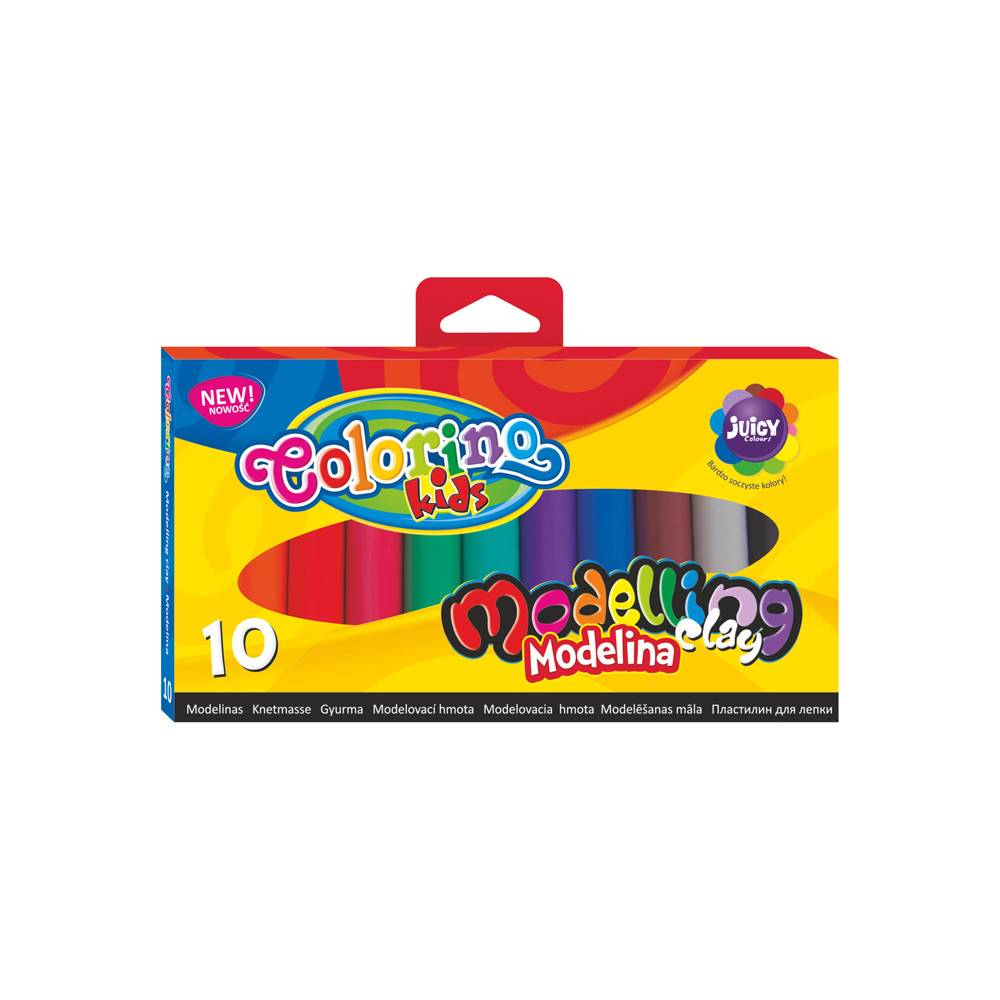 Modelinas Colorino Kids, 10 spalvų-Lipdymo masės-Lipdymo priemonės