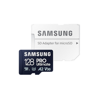 Atminties kortelė MB-MY128SA/WW MicroSDXC Memory Card PRO Ultimate + Adapter microSDXC