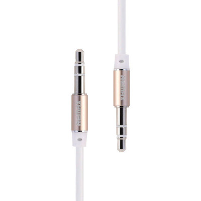 Mini jack 3.5mm AUX cable Remax RL-L200 2m (white)-Laidai ir adapteriai-Baterijos, laidai ir