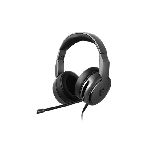 Ausinės MSI Immerse GH40 ENC Gaming Headset Wired Over-Ear Microphone Black-Gaming