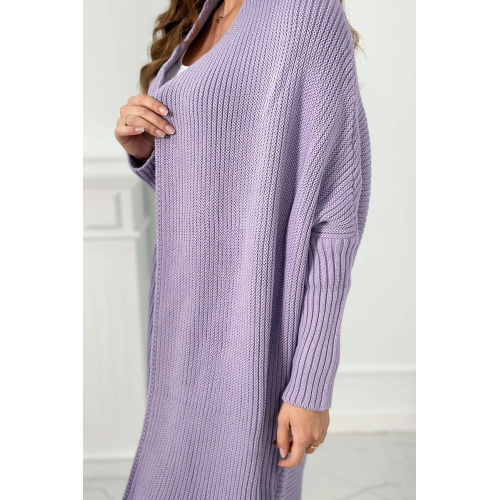 Moteriškas violetinis kardiganas Nave-Moteriški megztiniai-Moterims