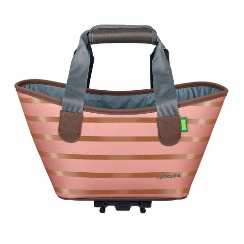 Dviračio krepšys ant bagažinės, Racktime Agnetha, (rožinė)-Krepšiai ant bagažinės-Krepšiai