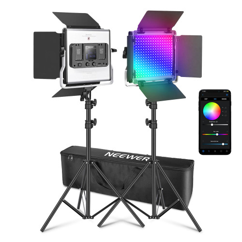 Neewer 660 PRO RGB LED LIGHT 10098314-Apšvietimas filmavimui, video apšvietimas-Fotostudijos