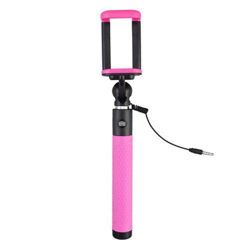 Caruba Selfie Stick Plug & Play Pink-Telefonų priedai-Auto ir moto prekės