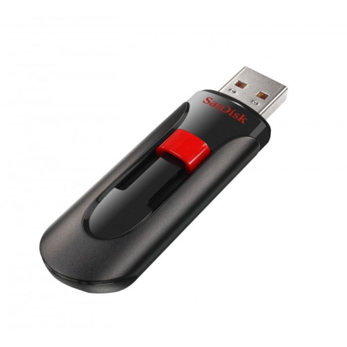 USB ATMINTINĖ SANDISK 128GB USB2.0 FLASH DRIVE CRUZER GLIDE-USB raktai-Išorinės duomenų