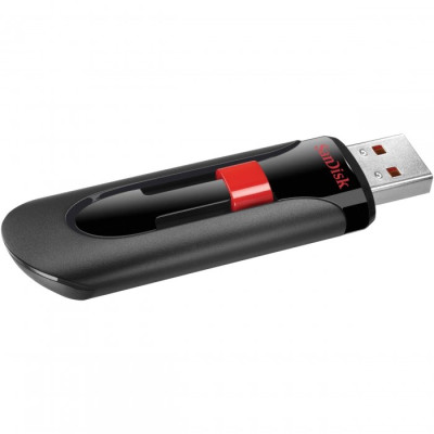 USB ATMINTINĖ SANDISK 128GB USB2.0 FLASH DRIVE CRUZER GLIDE-USB raktai-Išorinės duomenų