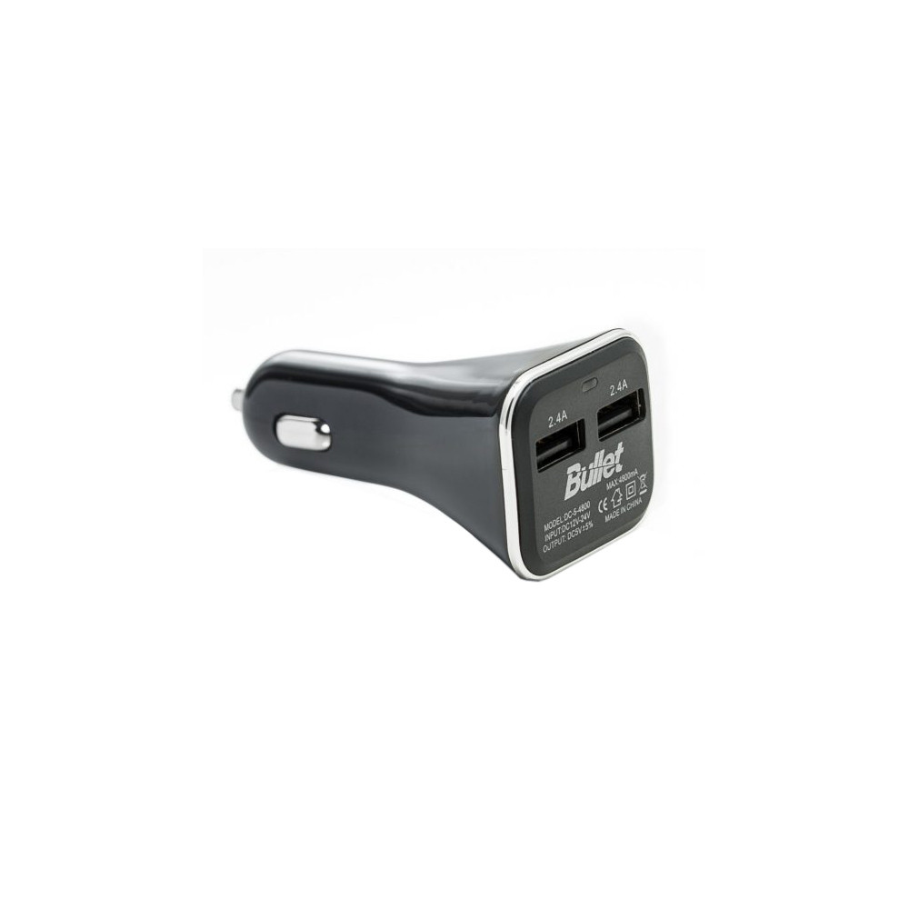 Automobilinis USB įkroviklis 4,8A-Krovikliai-Mobiliųjų telefonų priedai