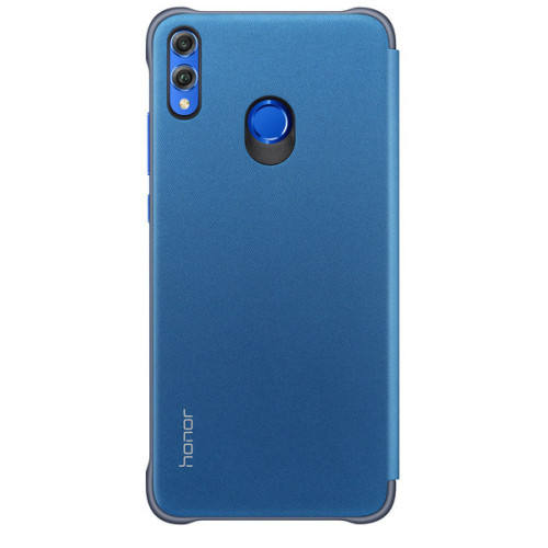 51992770 Honor 8X PU Flip Protective dėklas Blue-Dėklai-Mobiliųjų telefonų priedai
