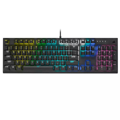 KLAVIATŪRA CORSAIR K60 RGB PRO Mechanical Kbd-Gaming klaviatūros-Žaidimų įranga