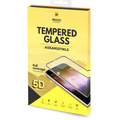 Apsauginis stiklas Mocco Full Glue 5D Signature Edition Tempered Glass Full Coverage with