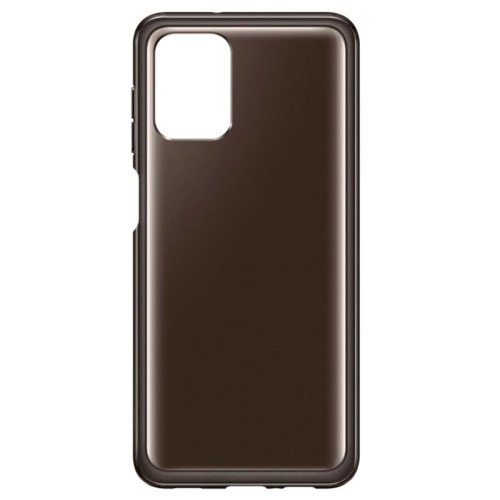 Dėklas Samsung QA125TBE Soft Clear Cover for Samsung Galaxy A12 Black / Black