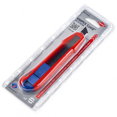 Laužomas peilis su stabilizatoriumi KNIPEX CutiX-Peiliai darbui ir hobiui-Rankiniai įrankiai