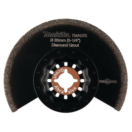 Ovalūs ašmenys su deimanto grūdu MAKITA Multitool TMA070 85mm-Multifunkcinių įrankių
